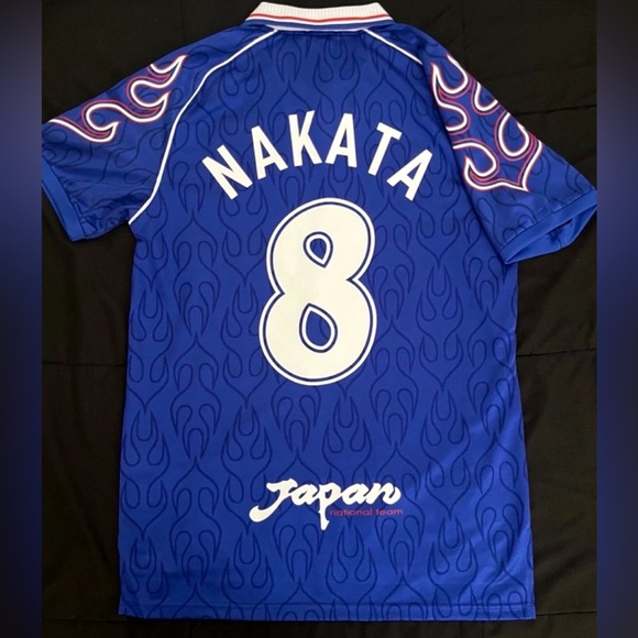 Asics | Shirts | Nakata 8 Retro Japan Soccer Jersey Football 998